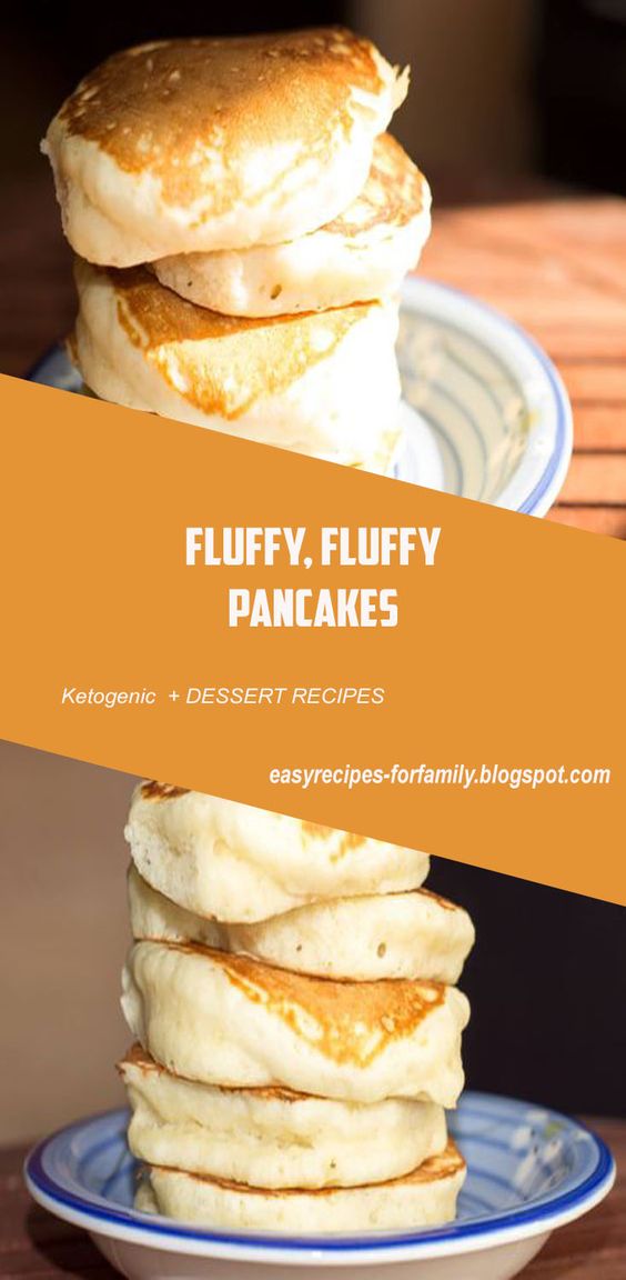 The BEST recipe for FLUFFY, FLUFFY, PANCAKES! And what's more? No buttermilk required for this pancake recipe! | Recipe | Chocolates &am...