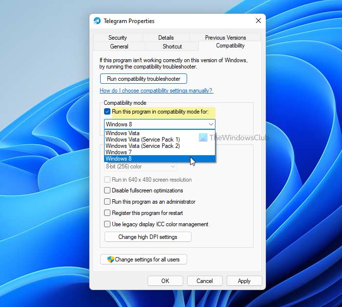 Windows 11/10에서 Telegram 앱이 작동하지 않거나 열리지 않음