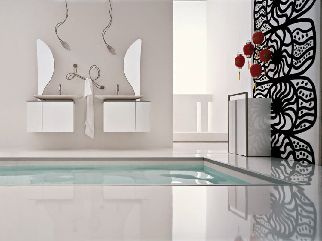 Necessary and Vital Spaces in bathrooms by Cerasa Italy