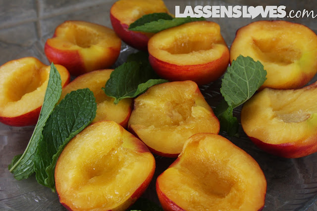 grilled+peaches, balsamic+peaches, peach+recipes, summer+recipes, BBQ+recipes, grilling+fruit