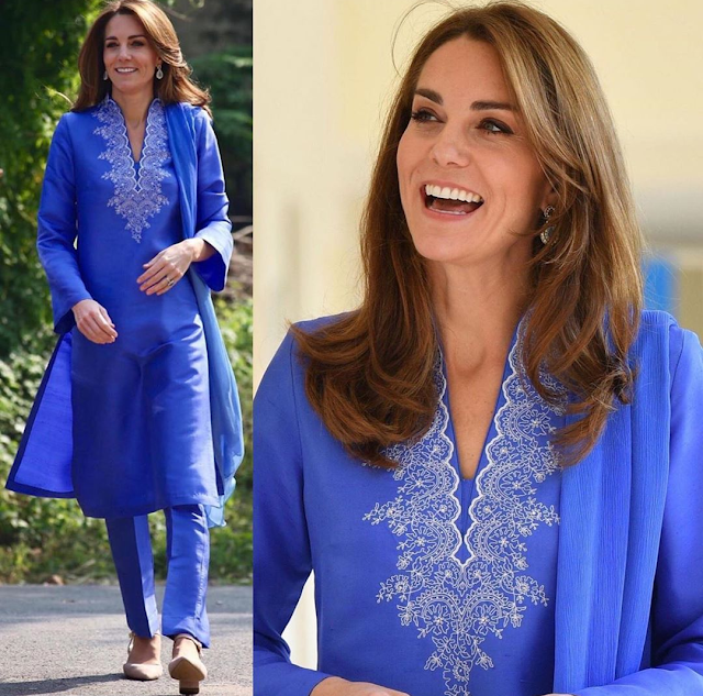 Different Looks of Kate Middleton During Her Pakistan Visit 