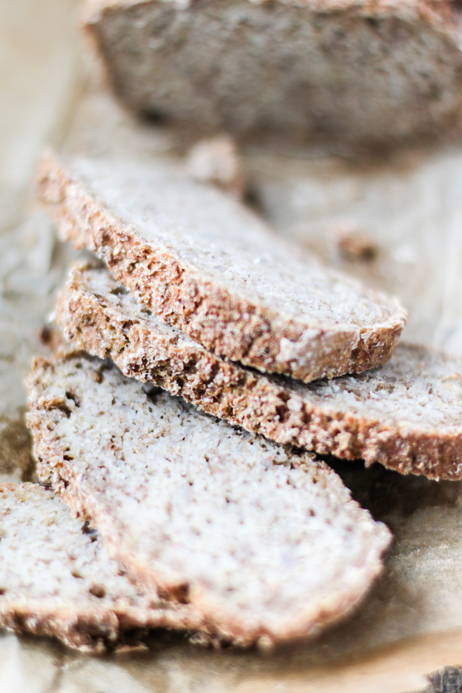 Rye and Oat Bread Slices
