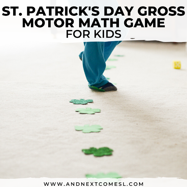 St. Patrick's Day Gross Motor Math Activity And Next Comes L Hyperlexia Resources