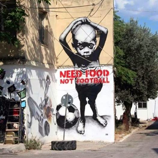 Need Food not Football - Graffiti Art - what is hiphop