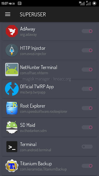 Magisk v12 Screenshoot