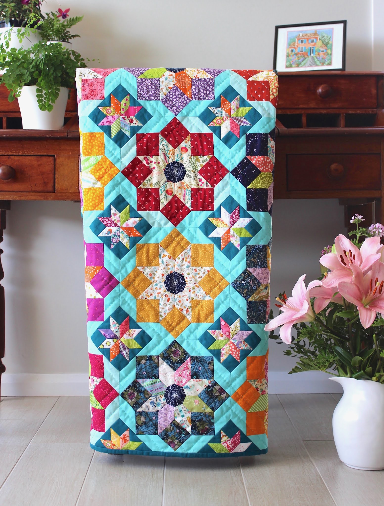 Pieces of Contentment Completed Quilts