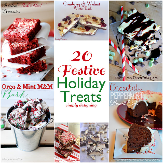 20 Festive Holiday Treats | #holidays #recipes #holidayrecipes #whimsywednesdays #christmas