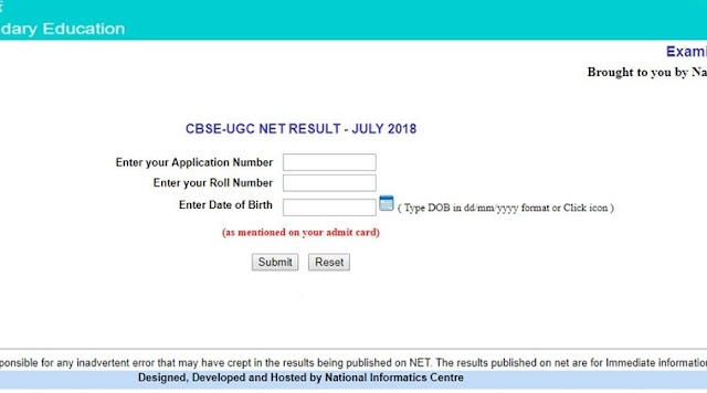 UGC NET  Result July 2018 declared || Check your