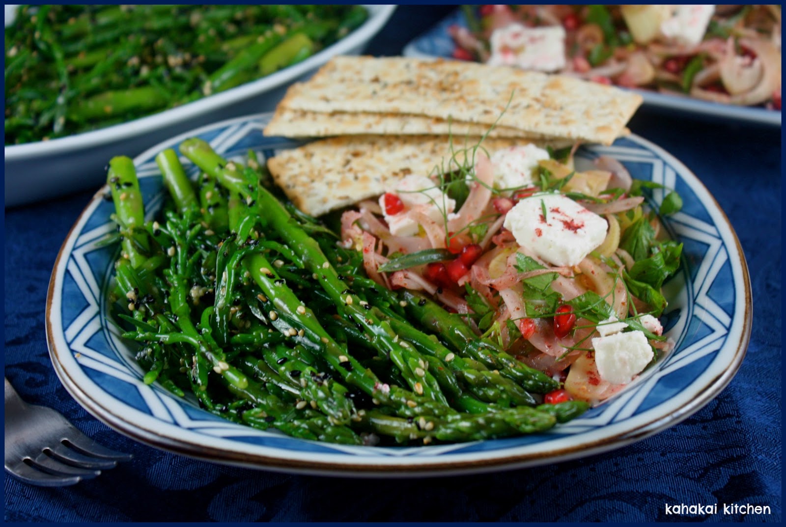 Kahakai Kitchen Asparagus and Samphire (Sea Asparagus) + Fennel and