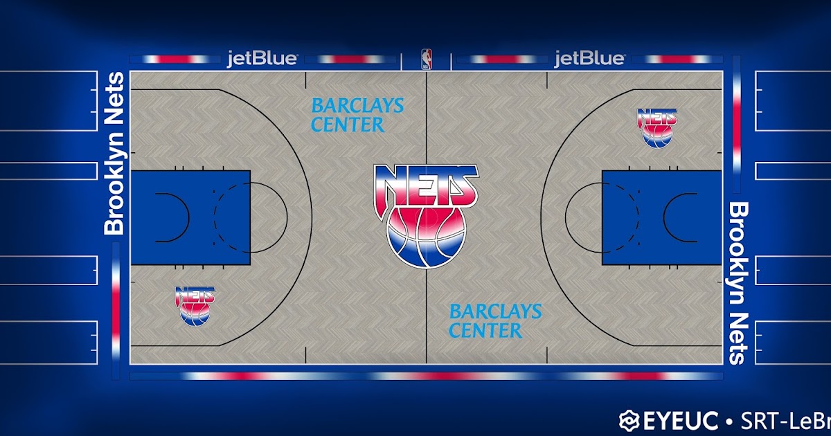 NBA 2K21 Brooklyn Nets Fictional 2021 Court by SRT-LeBron - Shuajota | Your Site for NBA 2K Mods