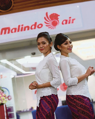 Kebaya manis dan seksi sarung batik Flight Attendance Cabin Crew Pramugari