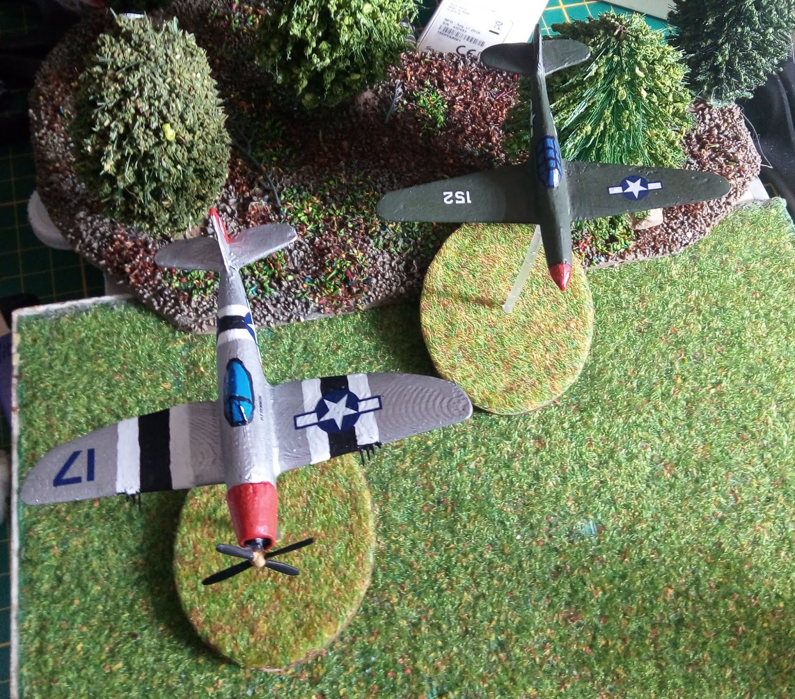 WORLD WAR 2 MODELZONE 3Dprinted 1144 P40 and P47
