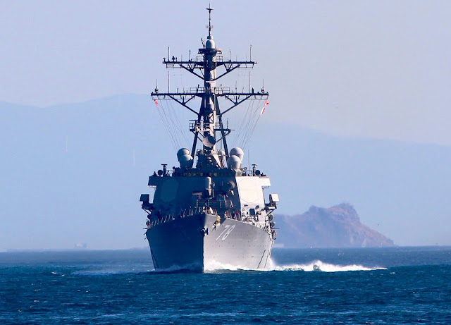 USS Porter DDG78 setting course for Black Sea