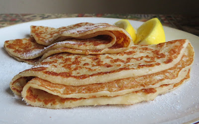 Crepes with Lemon & Sugar for Two
