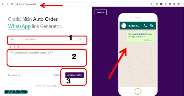 4 Cara Membuat Link Whatsapp Auto Chat Dan Grup Wa Update Ime Android