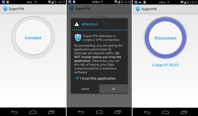 3- تطبيق SuperVPN Free VPN Client:
