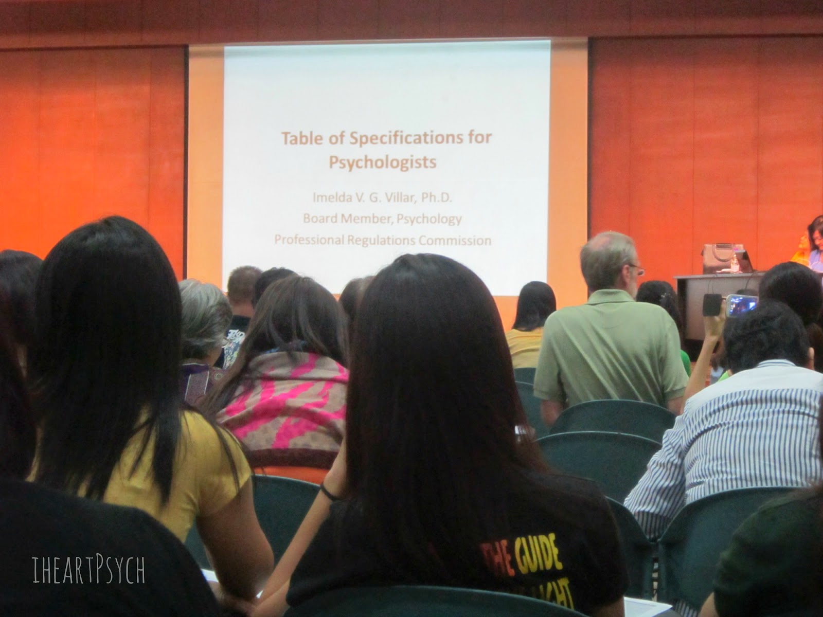 Attended the Psychology Licensure Exam Orientation iheartPsychology