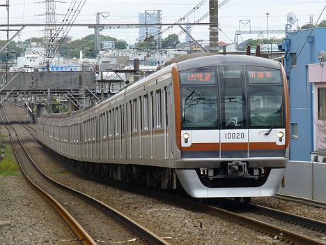 東急東横線　特急　川越市行き　10000系