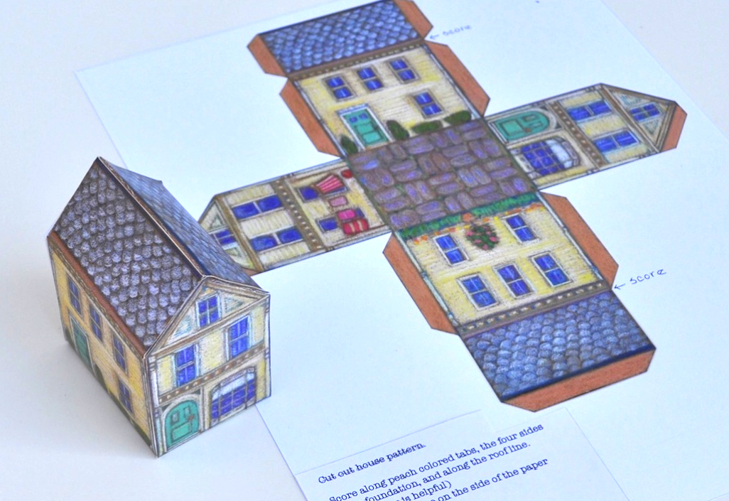 paper house models templates