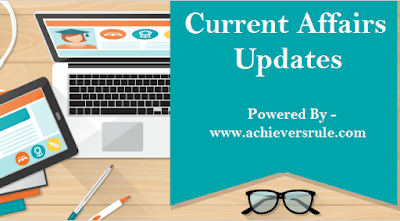 Current Affairs Update - 15th September 2017 Current Affairs Update - 15th September 2017