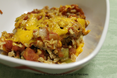 Morsels of Life - Unstuffed Pepper Bake - All the deliciousness of a stuffed pepper without all the hassle - with turkey, instead of beef, for a healthier alternative.