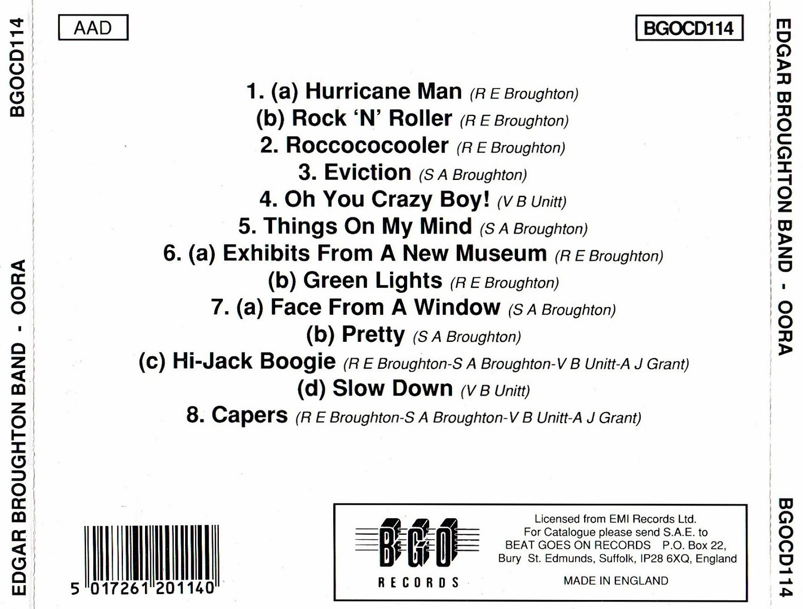 Pink Floyd Ilustrado 1973 Oora The Edgar Broughton Band