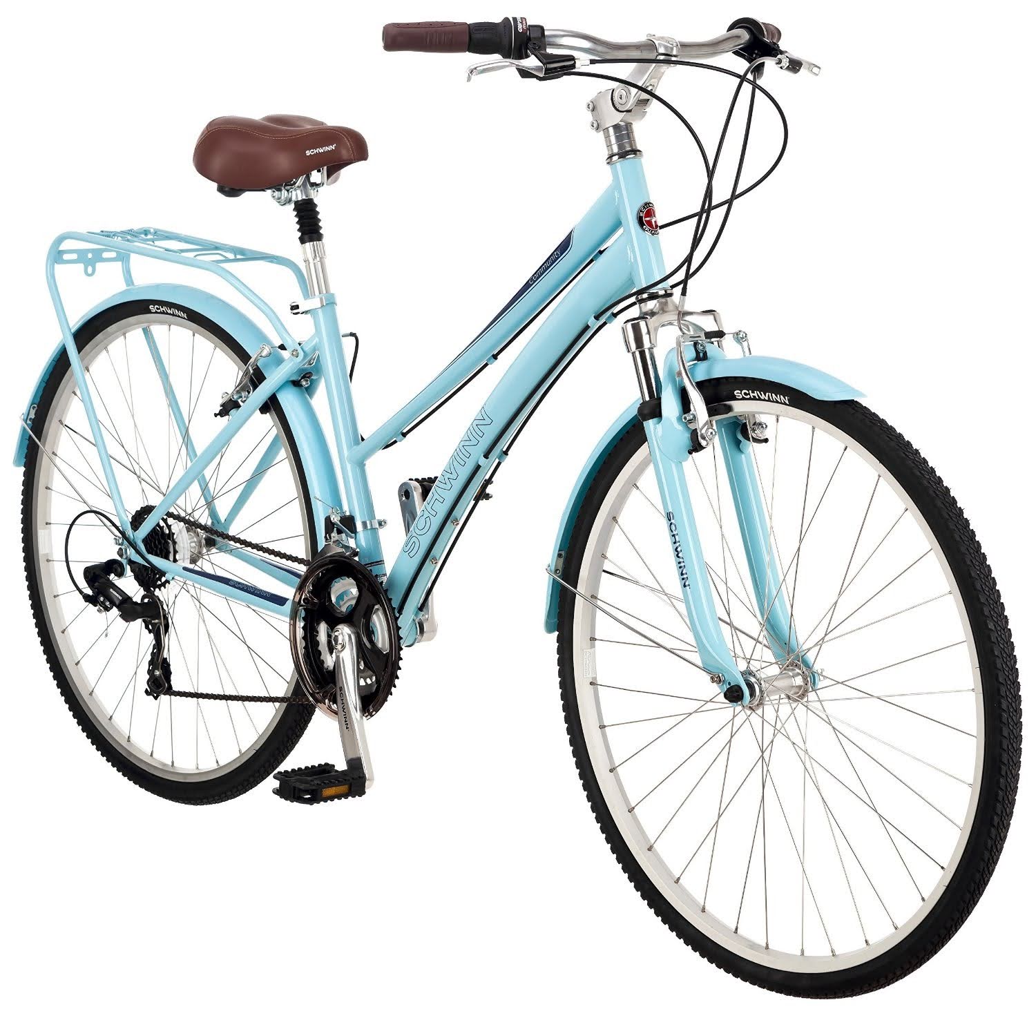 Exercise Bike Zone Schwinn Womens Community 700c Hybrid Bicycle
