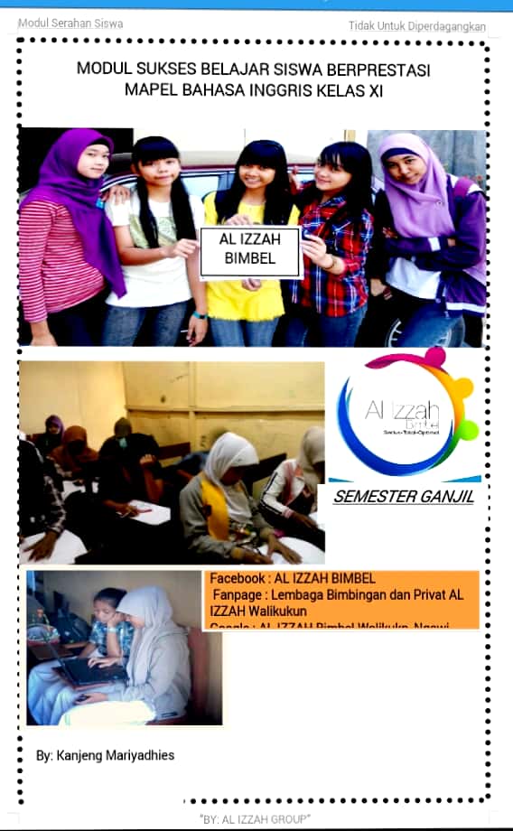 UJI KOMPETENSI 3 (Latihan Soal Bahasa Inggris Kelas 11 SMA Semester 1