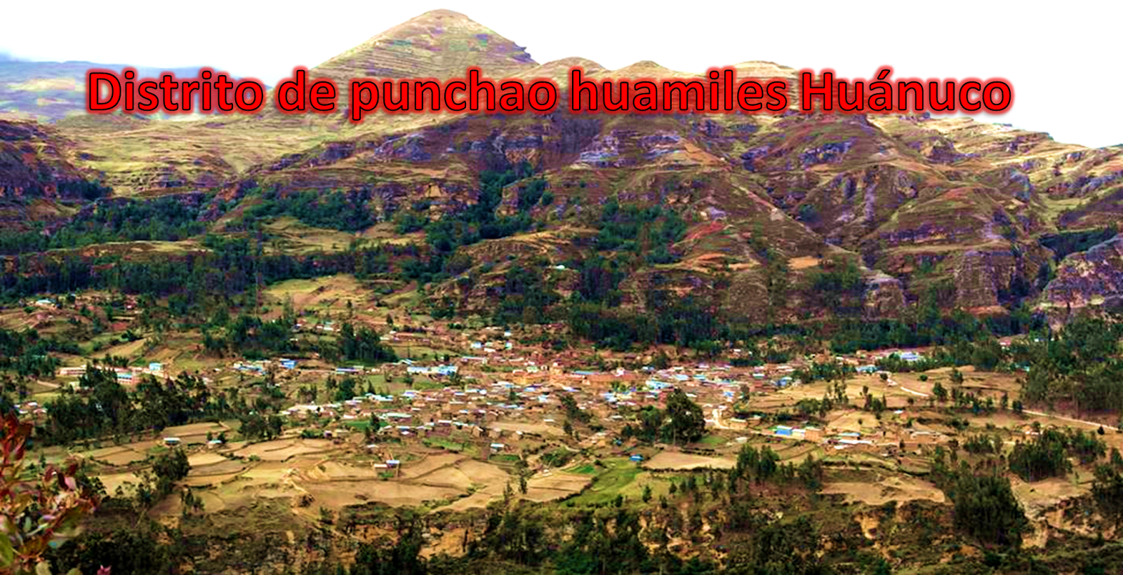 DISTRITO DE PUNCHAO HUAMALIES : octubre 2013