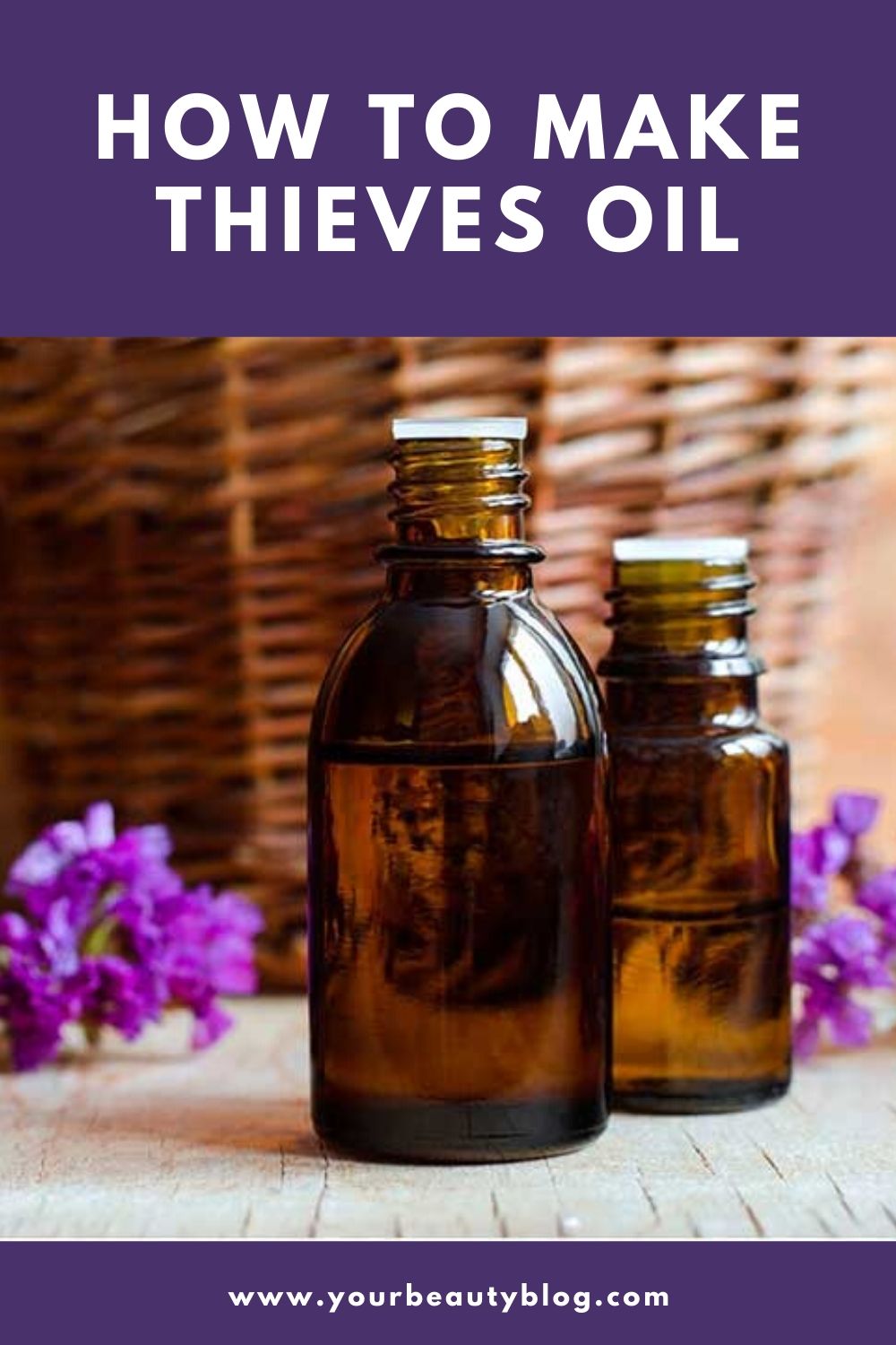 How to Make Thieves Oil Recipe and Uses  Thieves oil recipe, Thieves oil,  Essential oil blends recipes
