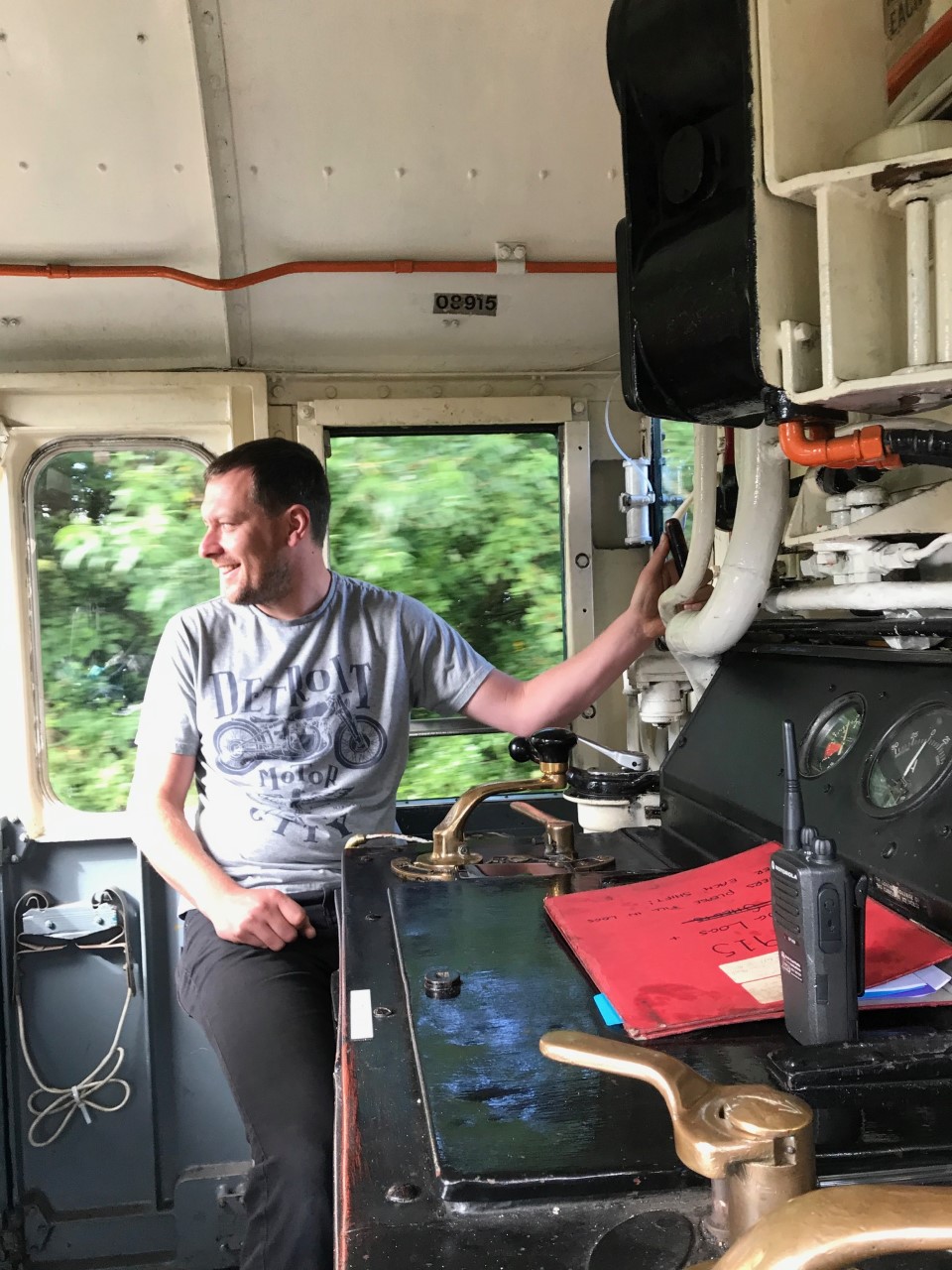 North Tyneside Steam Railway Driver training