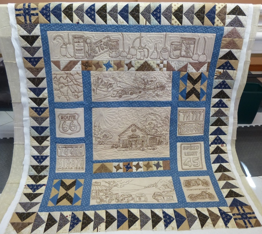 caledonia quilter Vintage Tin by Crabapple Hill Studio, and Vacation