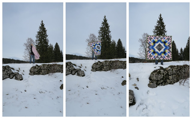 Luna Lovequilts - A finished quilt - in the wild