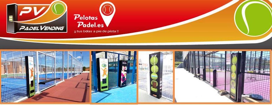 Máquinas expendedoras de botes de pelotas de Padel y Tenis | Fabricantes | Padel Vending