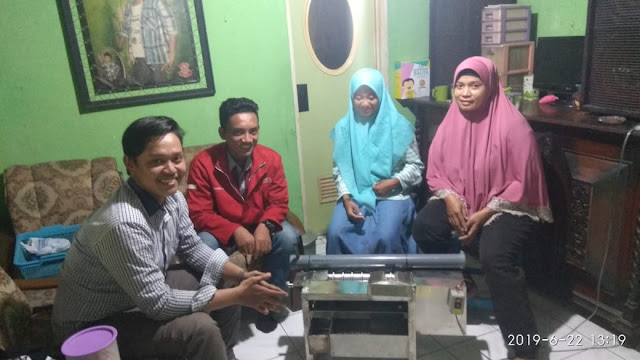 Tim PKM-T Unesa “MIBER KUY” Telah Meluncurkan Mesin untuk Membantu Meningkatkan Produktivitas UKM Sate Telur Puyuh Di Surabaya