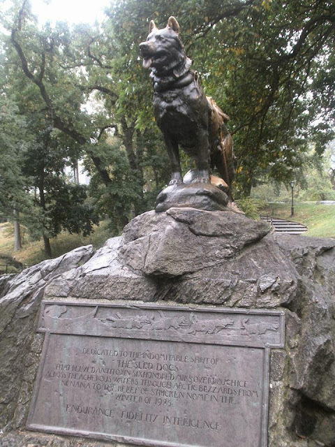 Statue de Balto à Central Park