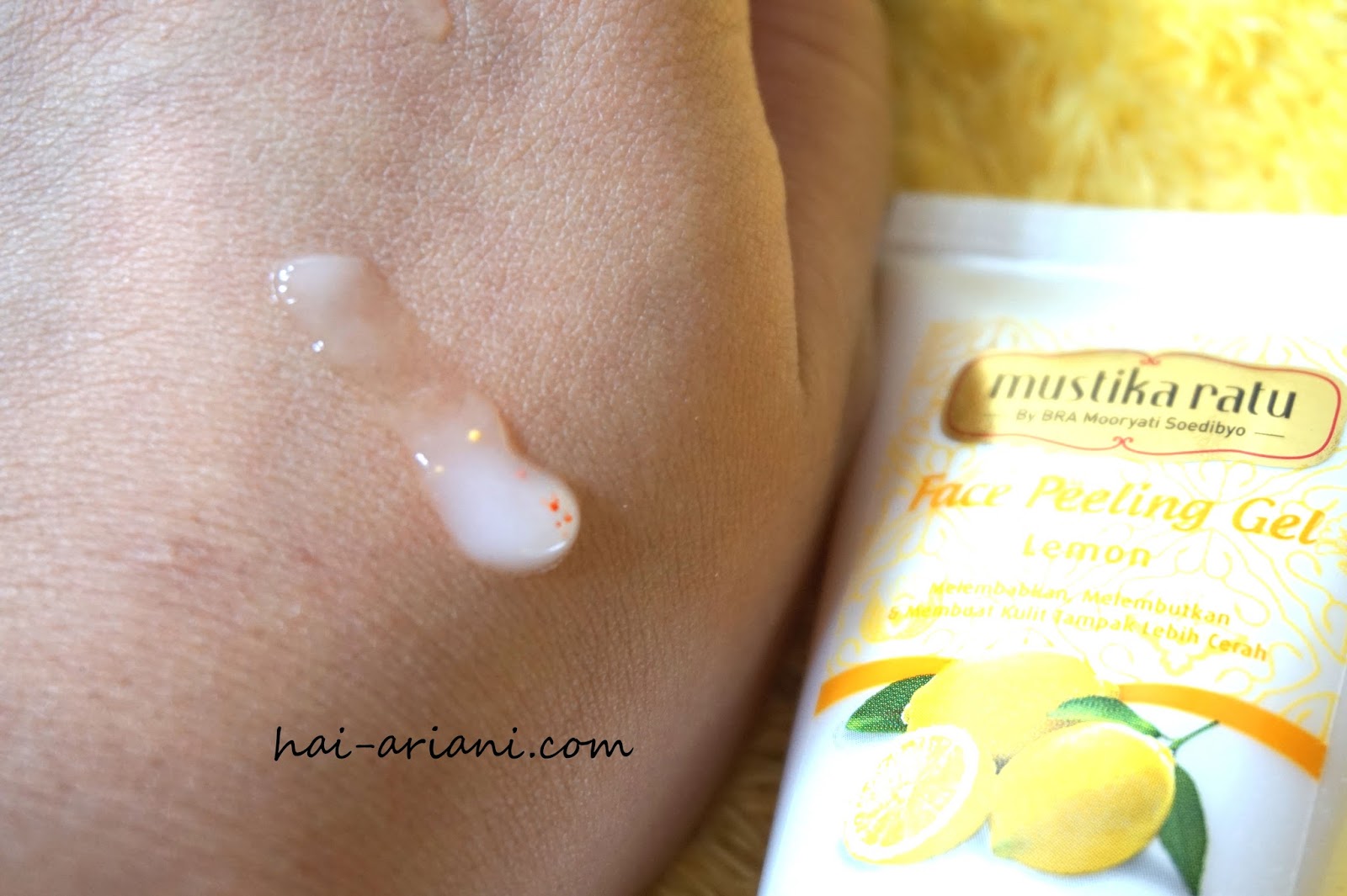 Hai Ariani Indonesian Beauty Blogger MUSTIKA RATU FACE PEELING GEL