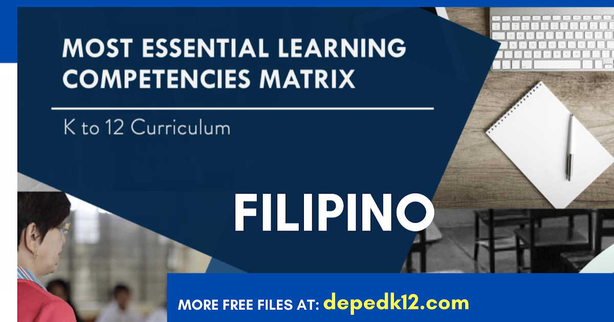 FILIPINO Grade 1 10 Most Essential Learning Competencies (MELCs