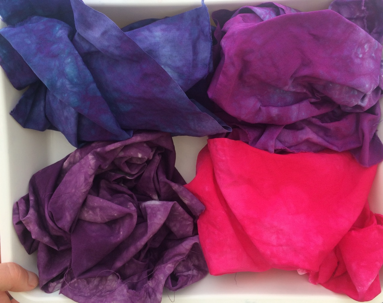 Charlotte Scott - Textile Artist: More Fabric Dye Test Results