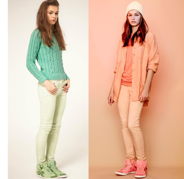 ROS.E. The color wheel for pastel colored denim.