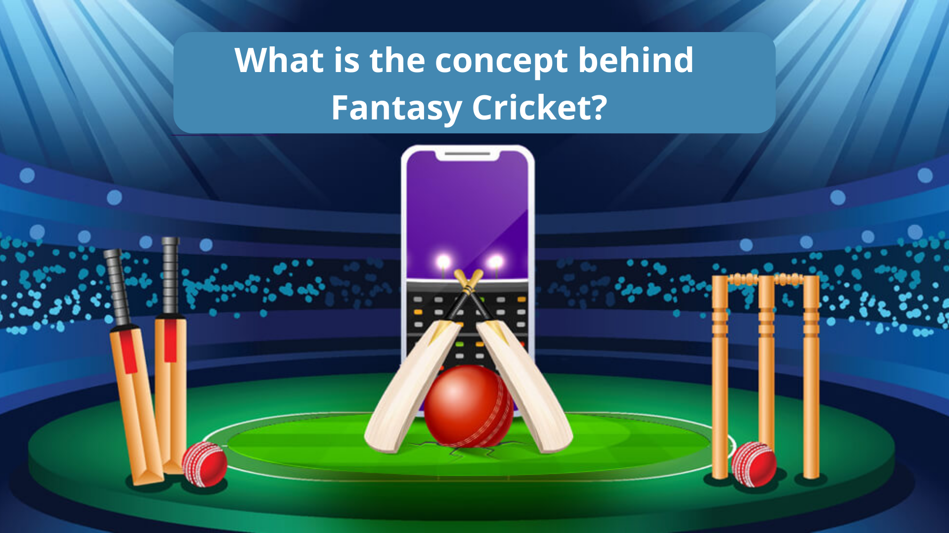 What is the concept behind fantasy cricket?