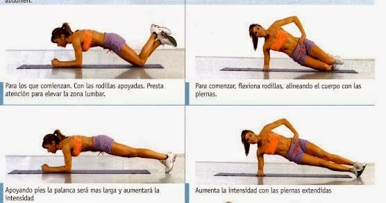 Ejercicios de abdominales estaticos