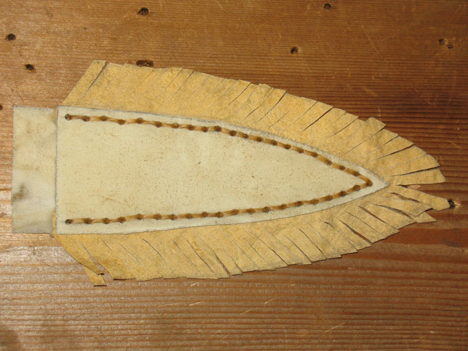 Sensible Survival Make a Rawhide Knife Sheath Part 2