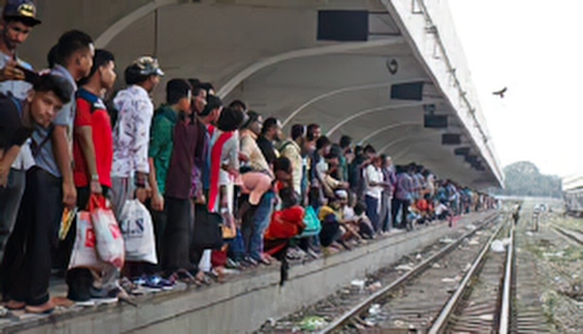 ماهو سبب ازدحام القطارات في بنجلاديش