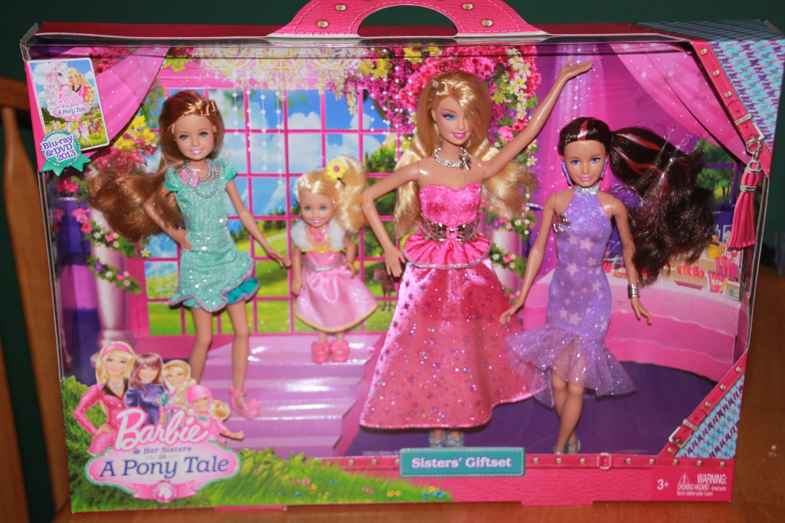 barbie sisters 4 horse set
