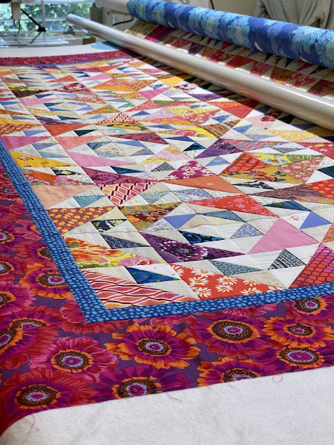 Nearing the End of the Peach Quilting
