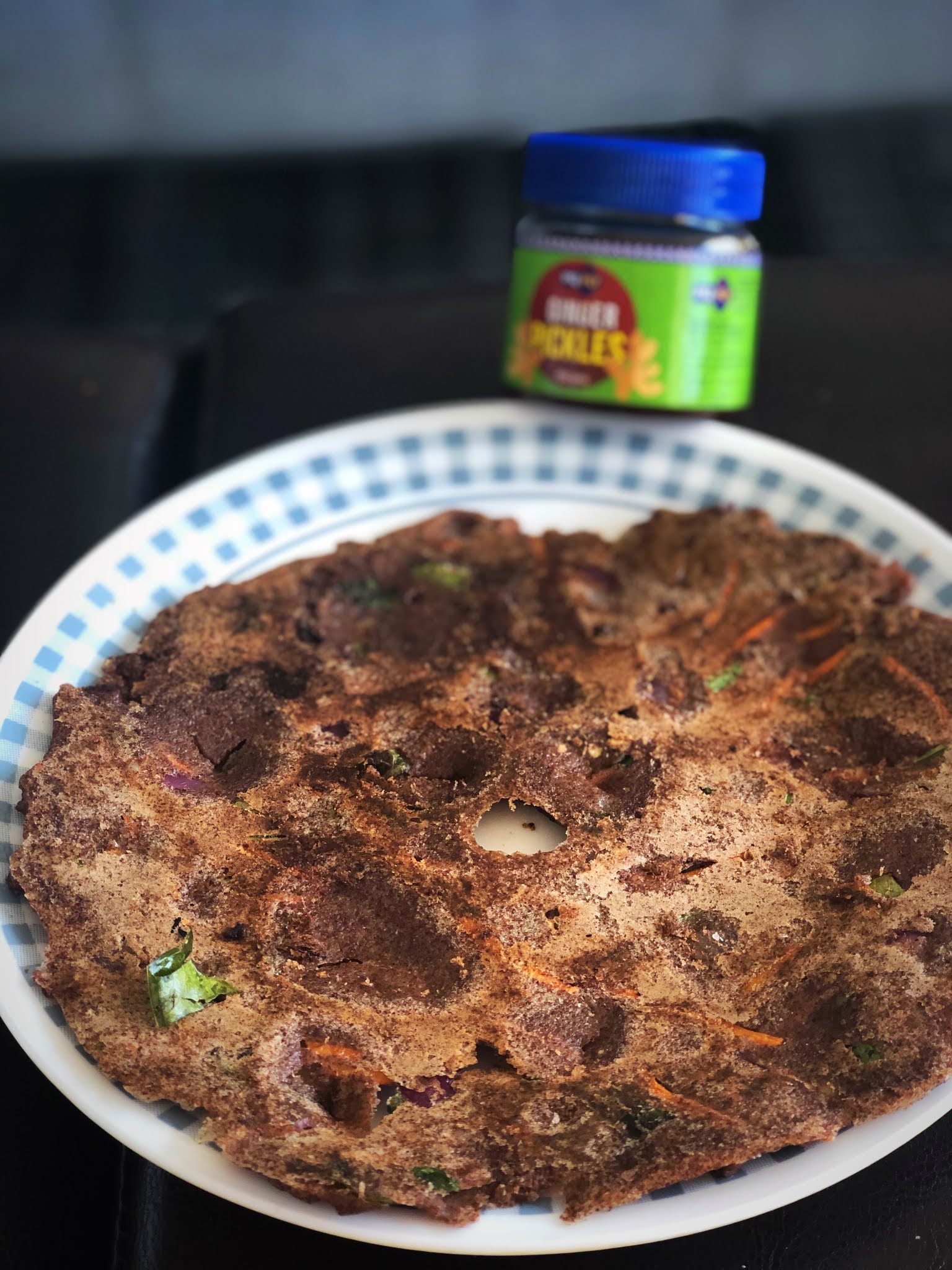 Ragi Roti or Finger Millet flat bread