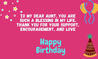 happy birthday wishes for aunty