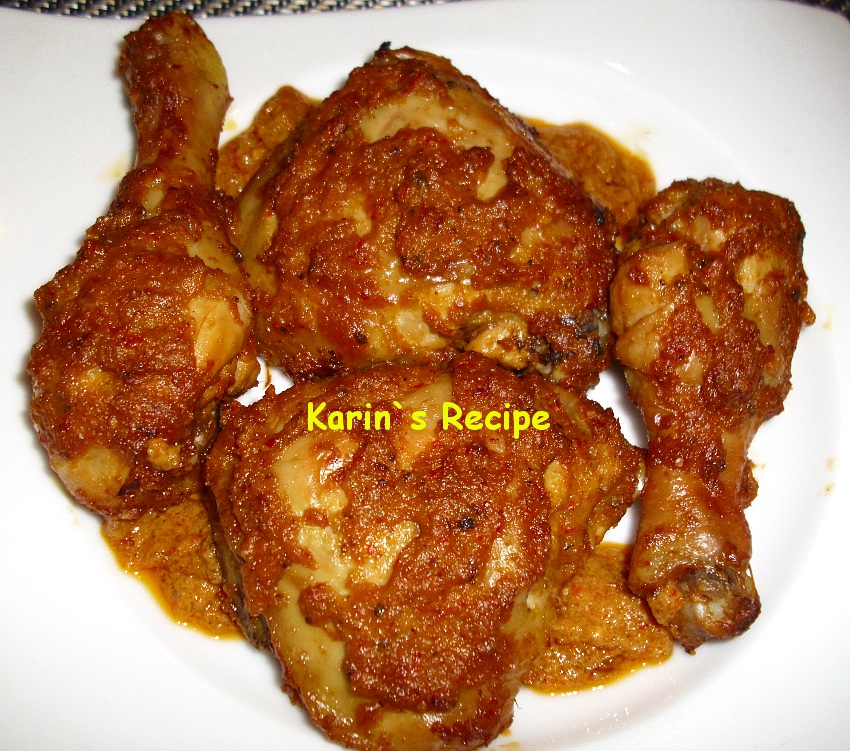 Karin s Recipe Ayam  Bakar  Padang  Minangese Grilled Chicken 
