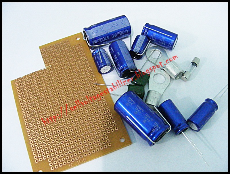 Voltage Stabilizer: การทำ DIY Volt Stabilizer (Do It Yourself) Circuit Diagram